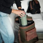 Regalo corporativo Matera de lona y cuero Vakapi en D&A confecciones. Indumentaria de trabajo