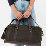 Regalo corporativo Bolsa de mano de lona y cuero Vakapi en D&A confecciones. Indumentaria de trabajo