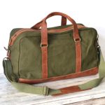 Regalo corporativo Bolsa de mano de lona y cuero Vakapi en D&A confecciones. Indumentaria de trabajo